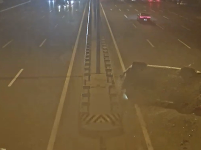 Aeroport yolundakı ağır qəzanın anbaan GÖRÜNTÜLƏRİ