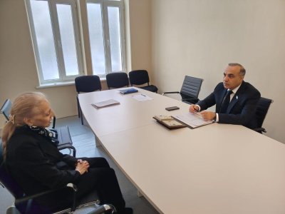 Azay Quliyev seçiciləri&nbsp;qəbul edib - FOTO