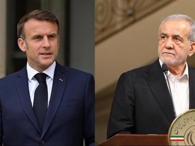 Makron İran prezidentinə zəng edib