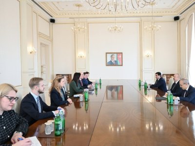 Prezident&nbsp;Litvanın Baş nazirini qəbul edib - FOTO