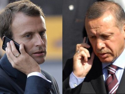 Makron&nbsp;Ərdoğanla 3 bölgəni müzakirə edib