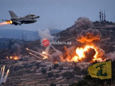 İsrail&nbsp;&ldquo;Hizbullah&rdquo;ı vurur -&nbsp;24 saatda 200-dən çox zərbə