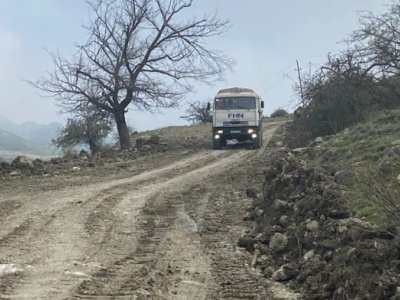 Qubada&nbsp;torpaq sürüşməsi - Rayonla kəndlərin əlaqəsi kəsildi