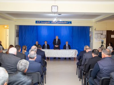 Salyan Rayon İcra Hakimiyyətinin başçısı&nbsp;səyyar qəbul&nbsp;keçirib