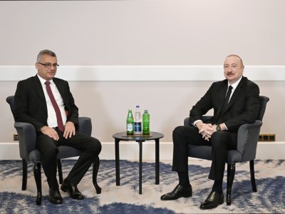 İlham Əliyev Şimali Kiprin Prezidenti ilə&nbsp;görüşdü&nbsp;