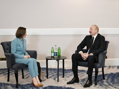 Azerbaijani President met with his Moldovan counterpart