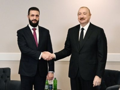 الهام علی اف احمد الشرع را به سفر به آذربایجان دعوت کرد