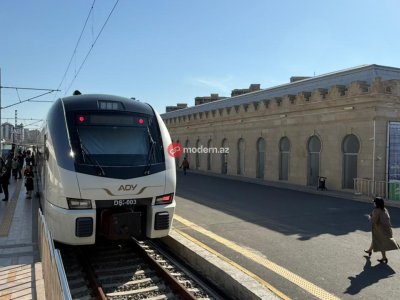 Bakıdan Kürdəmirə ilk qatar yola düşdü
