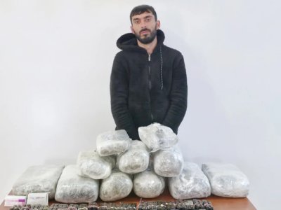 Külli miqdarda narkotiki ölkəyə keçirmək istədi - SAXLANILDI