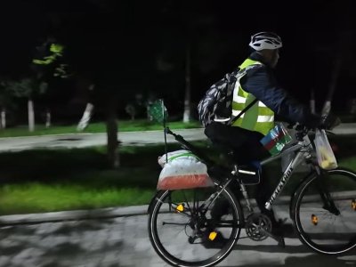 Bakıdan Məkkəyə velosipedlə gedir&nbsp;- VİDEO