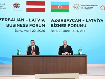 Azərbaycan-Latviya biznes forumu keçirilib
