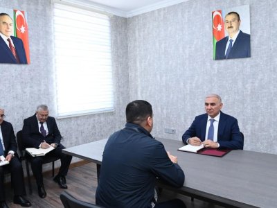 Vüqar Əhmədov Şuşada vətəndaşları&nbsp;qəbul edib