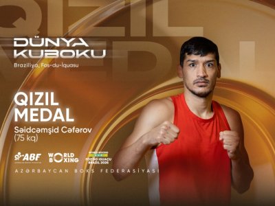 Bokusçumuz Dünya Kubokunda qızıl medal qazandı