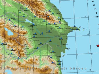 Xəzərdə ZƏLZƏLƏ