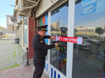 Bakıda topdansatış mağazasının fəaliyyəti dayandırıldı - FOTO