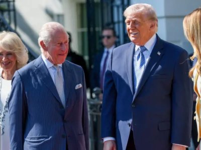 Trump turned out to be related to the British King