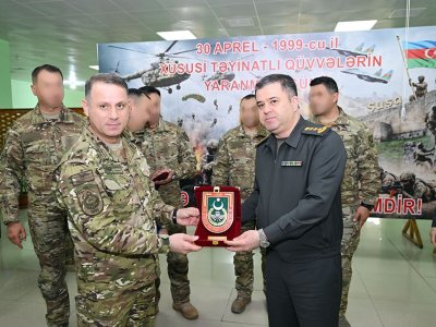 Xüsusi Təyinatlı Qüvvələrin hərbçiləri təltif olundular - FOTO