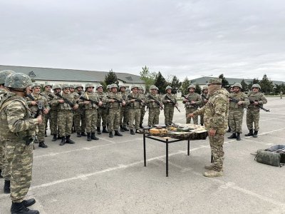 Ehtiyatdan çağırılan hərbçilərin toplanışı başa çatdı - FOTO
