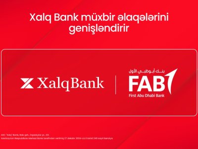 "Xalq Bank" "First Abu Dhabi" Bankda müxbir hesab açdı