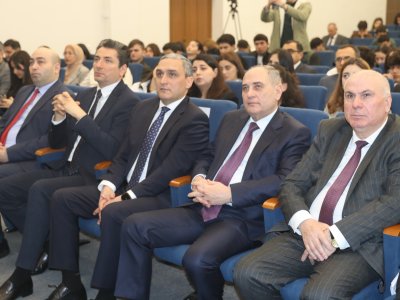 Xankəndidə Heydər Əliyevin xatirəsi anılıb - FOTO