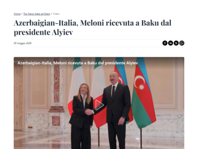 Dünya mediası&nbsp;Meloninin&nbsp;İlham Əliyevlə Bakıdakı danışıqlarını geniş işıqlandırıb