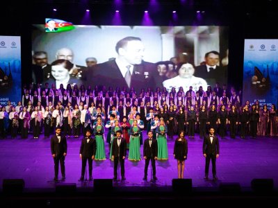 Bədii yaradıcılıq müsabiqə-festivalının yekun konserti keçirilib - FOTOLAR