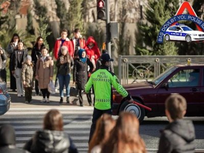 Yol polisi piyadavurma hadisələri ilə bağlı müraciət etdi