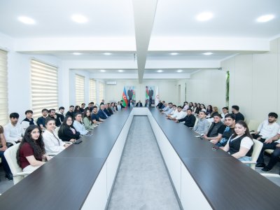 BMU-da alman mütəxəssisin iştirakı ilə seminar keçirilib - FOTOLAR