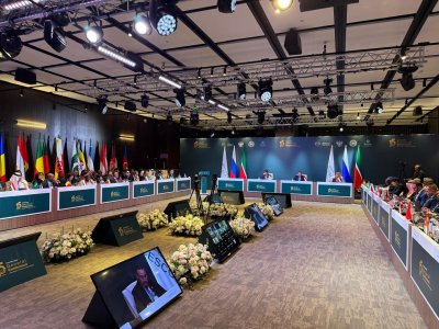 Adil Kərimli Kazanda ICESCO Baş Konfransının sessiyasında - FOTO