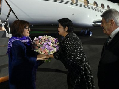 Sahibə Qafarova Özbəkistana getdi