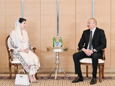 İlham Əliyev Pakistanın Pəncab əyalətinin Baş nazirini qəbul etdi