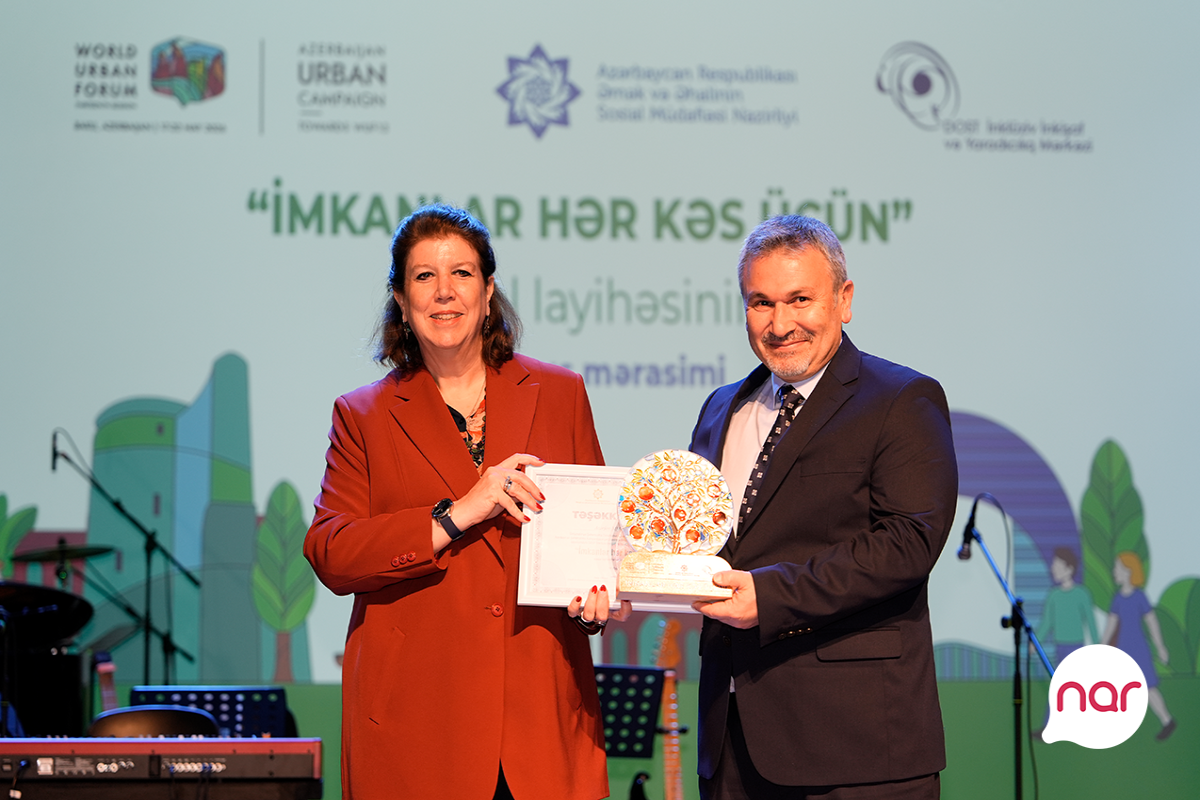&ldquo;Nar&rdquo; &ldquo;İmkanlar hər kəs üçün&rdquo; layihəsinin bağlanış mərasimində iştirak edib