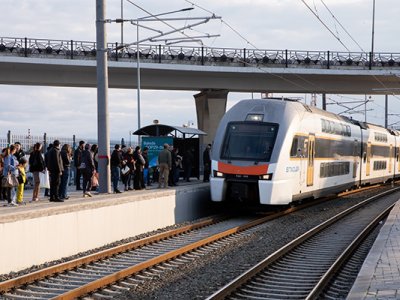 Dəmir yolu ilə daşınan sərnişinlərin sayı 21% artıb