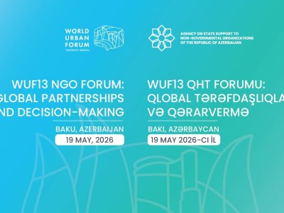 İlk dəfə &ldquo;WUF13 NGO Forum&rdquo; keçiriləcək