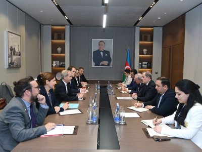Ceyhun Bayramov Avropa İttifaqının rəsmisi ilə vacib müzakirə apardı