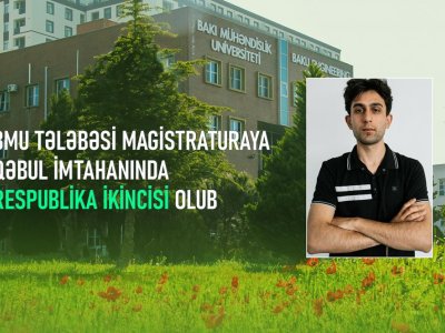 BMU tələbəsi magistratura&nbsp;imtahanında ikincisi olub