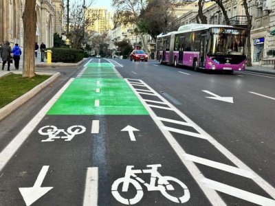 Bakıda velosiped yollarının uzunluğu min&nbsp;kilometrə çatdırılacaq