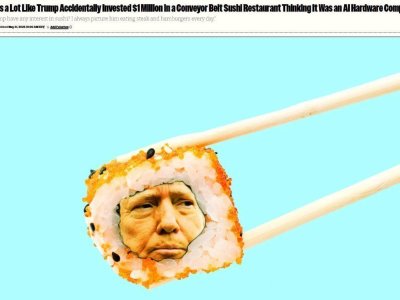 Did Trump mistakenly invest millions of dollars in a sushi restaurant?