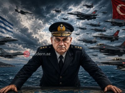 Yunan komandan Türkiyəni HƏDƏLƏDİ