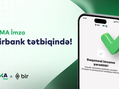 SİMA rəqəmsal imza Birbank-da!