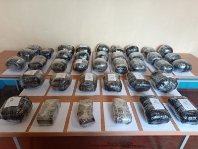 İrandan Azərbaycana 35 kq narkotik keçirilməsinin qarşısı alındı -&nbsp;FOTO
