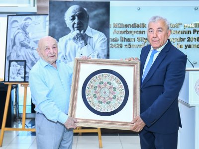 BMU-da Ömər Eldarovun yaradıcılığına həsr olunmuş sərgi keçirilib - FOTOLAR