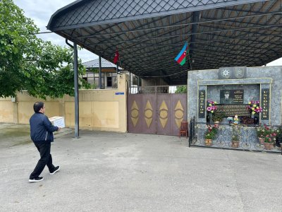 Şabran və Xaçmazda şəhid ailələri Qurban bayramı&nbsp;münasibətilə ziyarət edilib