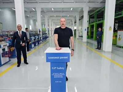Xankəndidə istehsalı müəssisəsinin açılışı olub