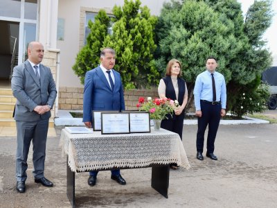 Samuxda su təsərrüfatı sahəsində çalışanlar təltif olundular