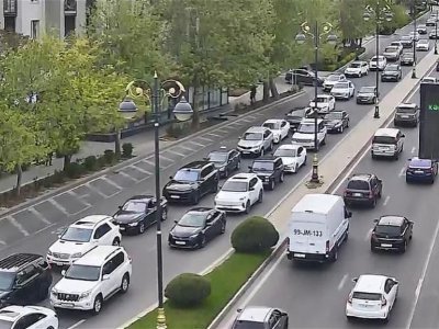Paytaxtda sıxlıq müşahidə olunan yollar