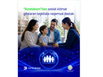 &ldquo;Aztelekom&rdquo;dan sosial xidmət göstərən təşkilata rəqəmsal dəstək