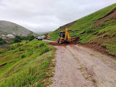 Daşkəsəndə sel sularının fəsadları