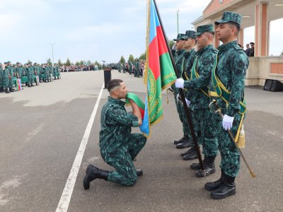 Gənc əsgərlərin andiçmə mərasimi keçirilib -&nbsp;DSX