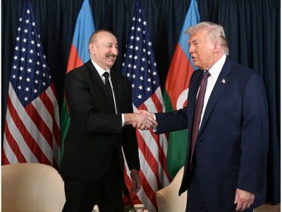 İlham Əliyev&nbsp;Trampı&nbsp;yubileyi münasibətilə təbrik etdi